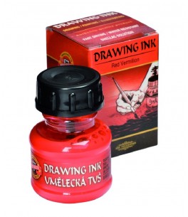 Artist Encre dessin Rouge