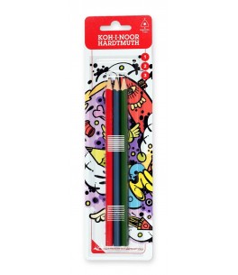 set of triangular graphite pencils 1802