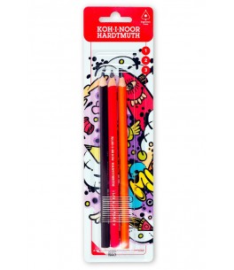 Set of 3 jumbo triangular graphite pencil