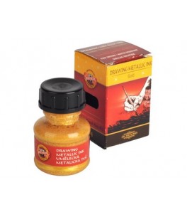 2830 Artists' drawing ink metallic gold