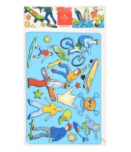 POCHOIR "SKATEBOARD"