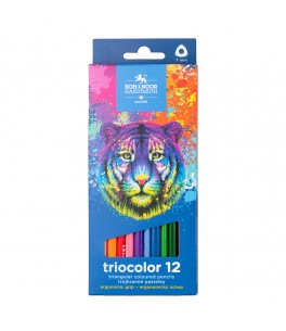 Tiger triangular pencils 12