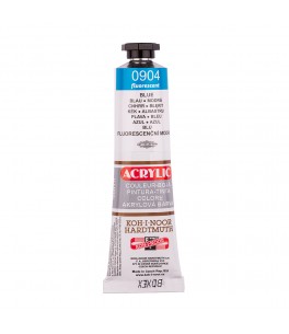 Acrylic colour fluorescent blue