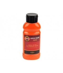 ACRYLIC COLOUR 500ML DARK ORANGE 0230
