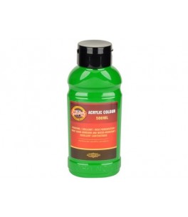 ACRYLIC COLOUR 500ML PERMANENT GREEN 0520