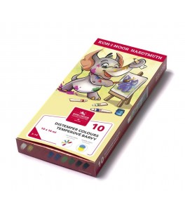 Temperaverf set 6 kleuren