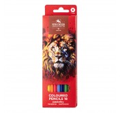 Lion Red coloured pencil 18