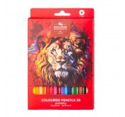 Lion Red coloured pencil 36