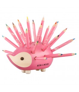 Petit hérisson + crayons