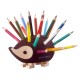 Petit hérisson + 24 crayons