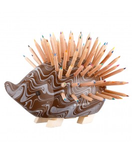 Hérisson-grand + crayons