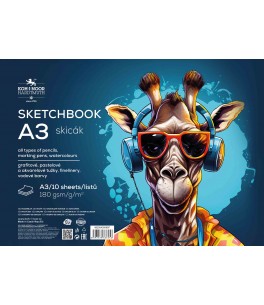 Schetsblok A3 180g/m² 10