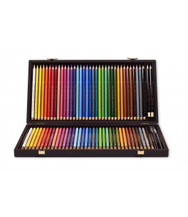Set of artist's coloured pencils