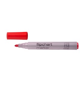 Flipchart marker 1405 round red