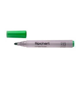 Flipchart marker 1405 round green