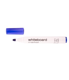 Whiteboard marker, round nib blue