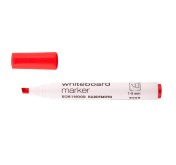 Whiteboard marker red, chisel nib
