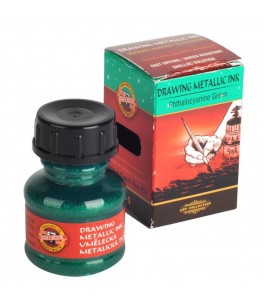 Encre-métallique VERT